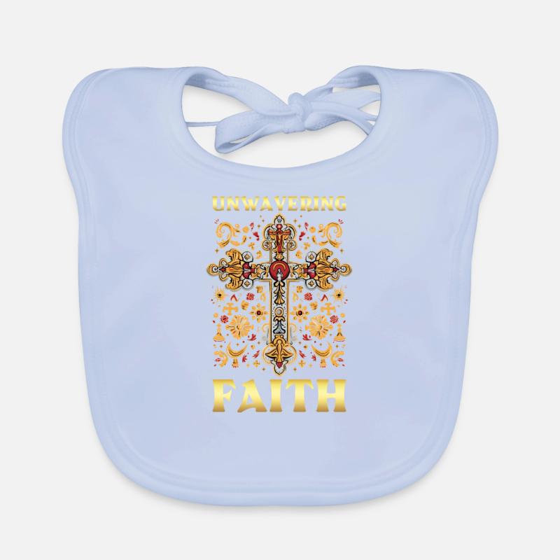 Orthodox Unwavering Faith Organic Baby Bibs