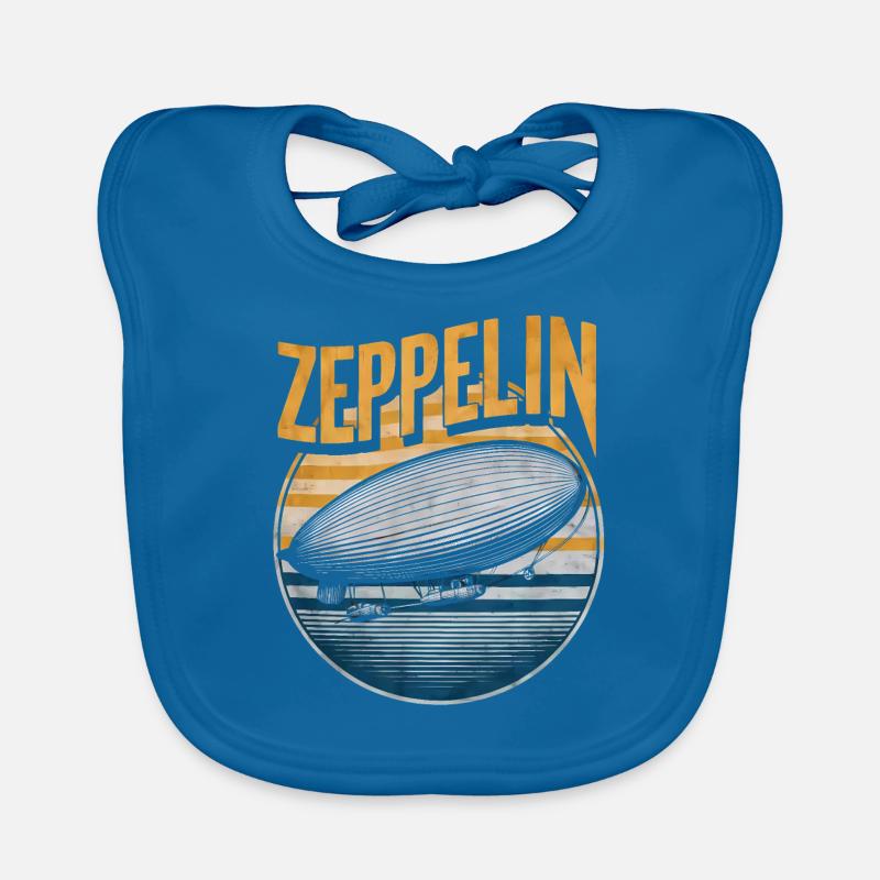 Luftschiff Zeppelin Geschenk Baby Bio-Lätzchen