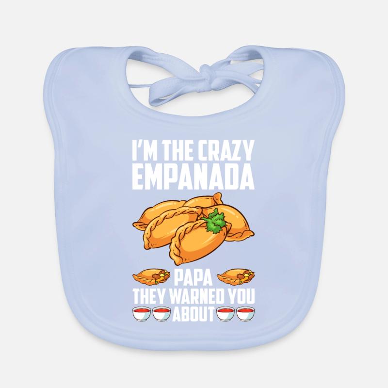 Empanada Dumpling Espagnole Mexicaine Bavoir bio Bébé