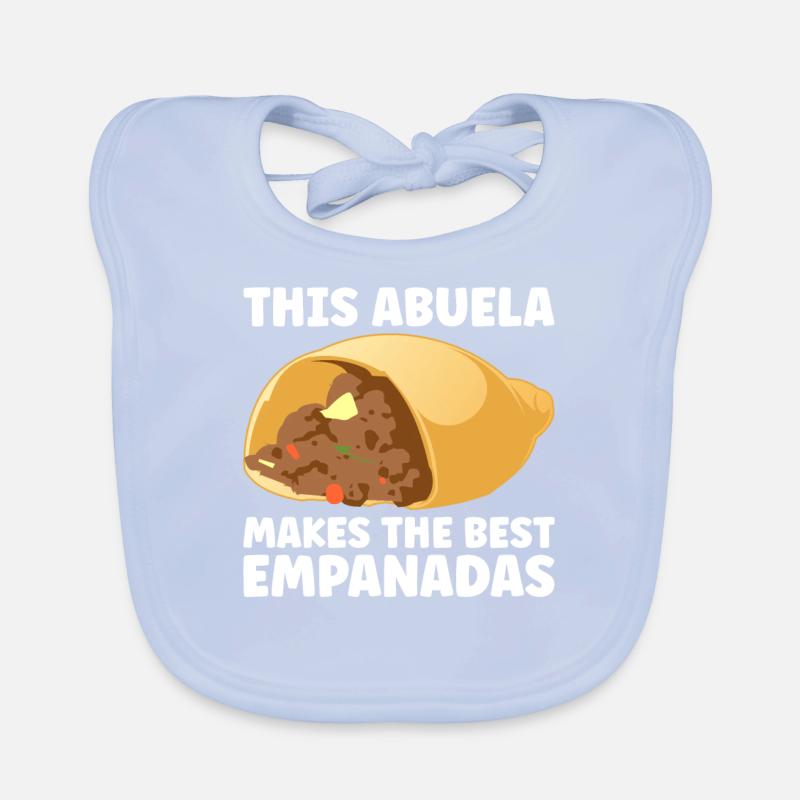 Empanada Spanish Dumpling Mexican Organic Baby Bibs