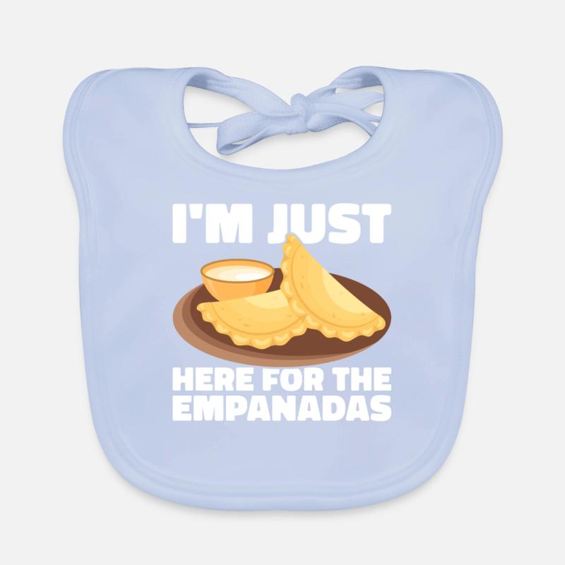 Empanada Dumpling Espagnol Mexicain Bavoir bio Bébé