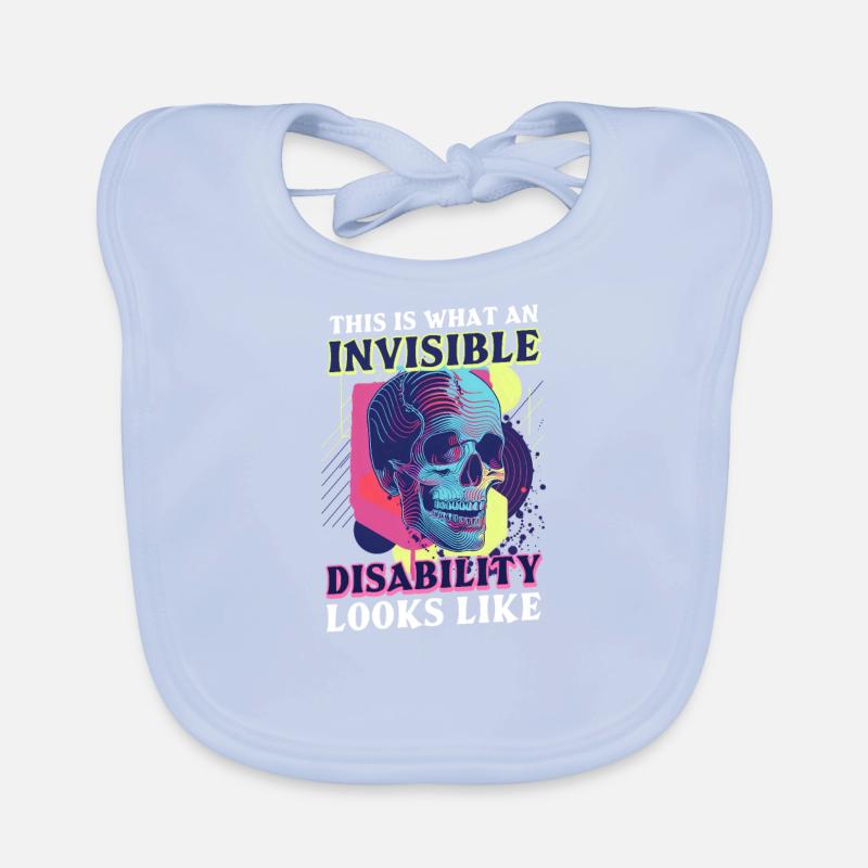 Unsichtbare Behinderung Wie An aussieht Baby Bio-Lätzchen