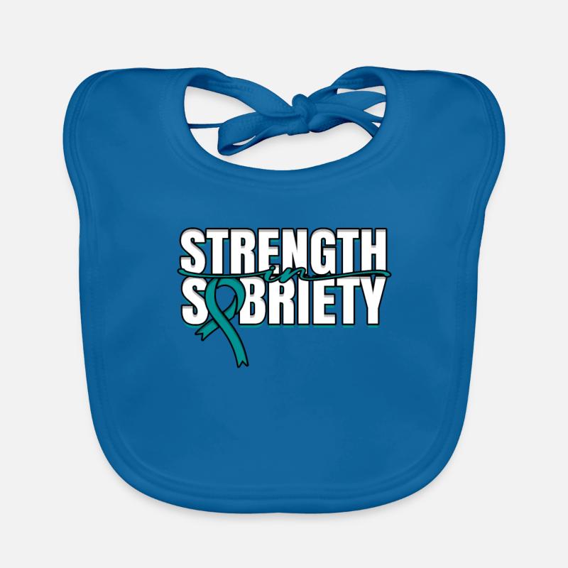 Detoxification Withdrawal Addictive Strength In Sobriety Organic Baby Bibs