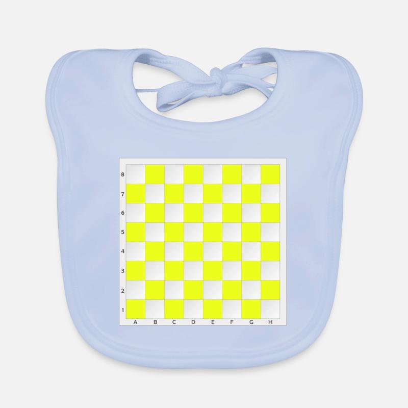 Portable Chess Board - Play Chess Instantly 3 Organic Baby Bibs