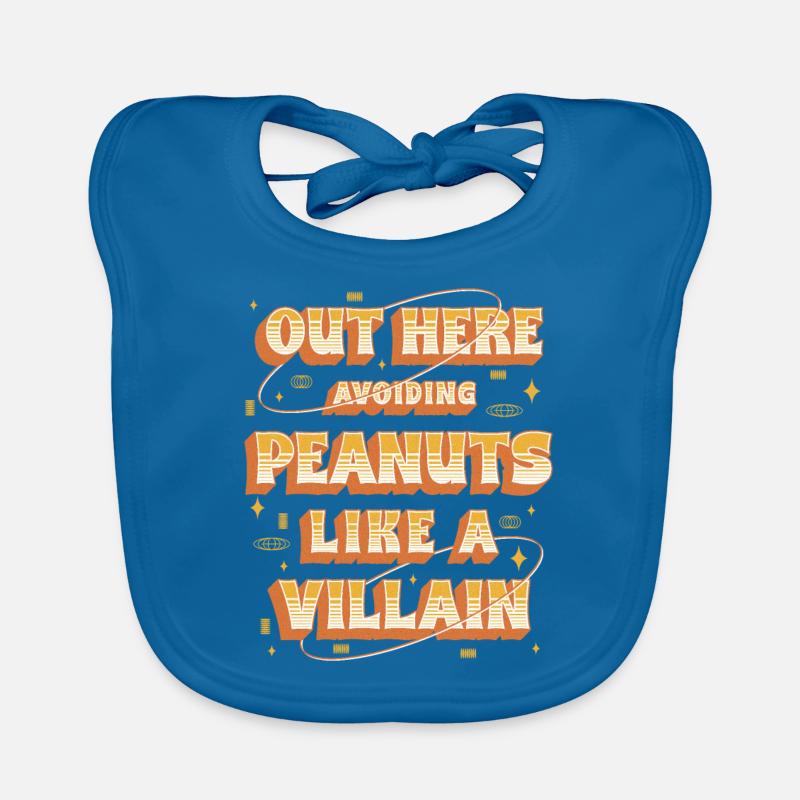 Erdnussallergie Out Here Avoiding Peanuts Baby Bio-Lätzchen