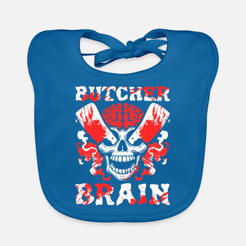 Boucher, boucher, boucher, crâne Bavoir bio Bébé