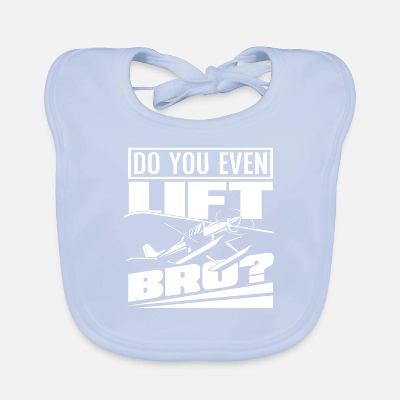 Piloten Berufspilot Geschenk Baby Bio-Lätzchen