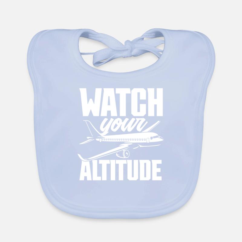 Pilot Piloten Geschenk Spruch Baby Bio-Lätzchen