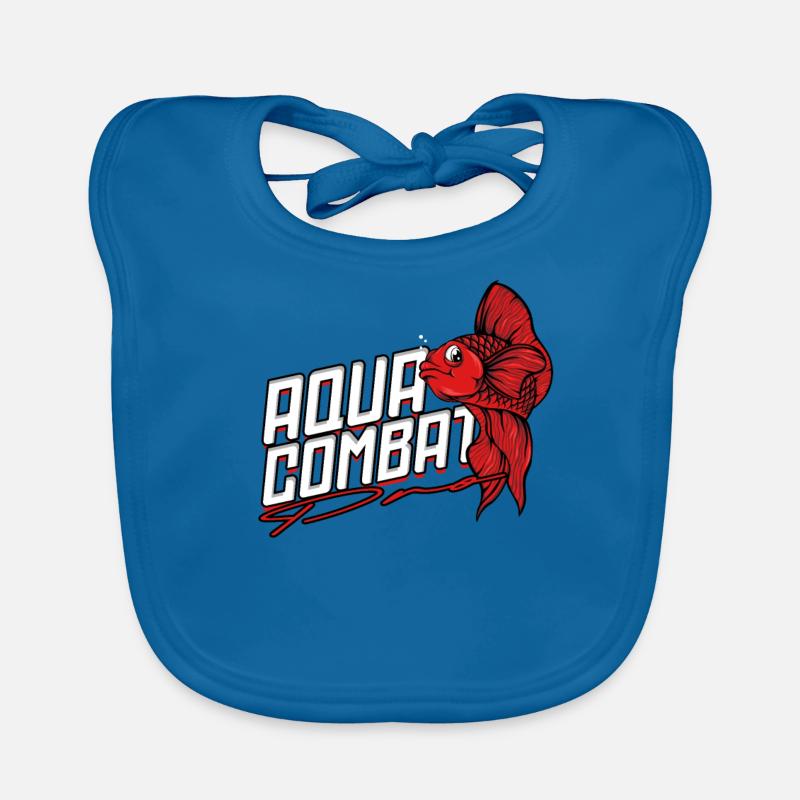 Poisson Betta Siamois Poisson Betta Aqua Combat Bavoir bio Bébé