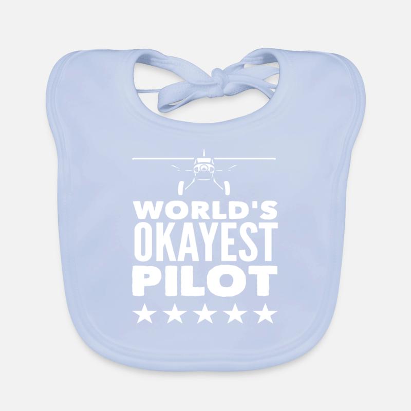World's best pilot Organic Baby Bibs
