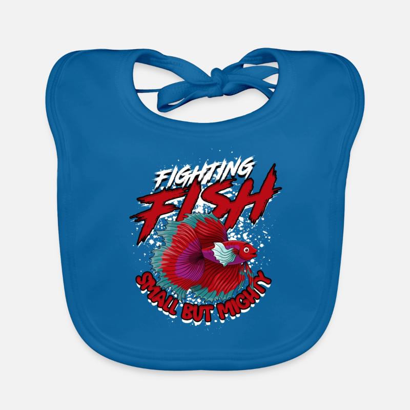 Poisson Betta Betta siamois Bavoir bio Bébé