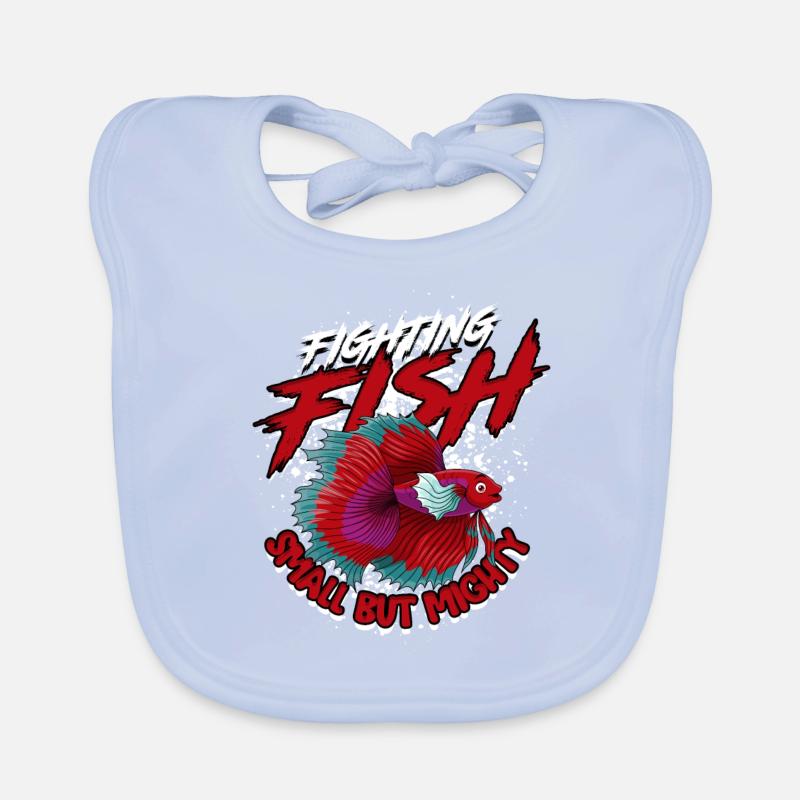 Betta Fish Siamese Betta Organic Baby Bibs