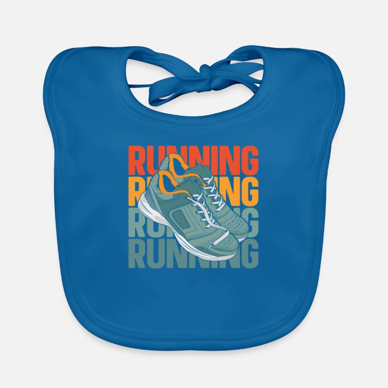 Runner Jogger Runner Running Organic Baby Bibs
