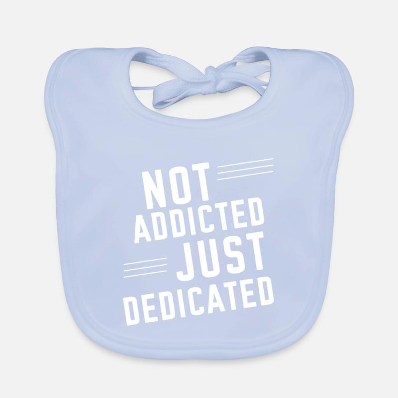 Pas accro juste dédié 2 Bavoir bio Bébé