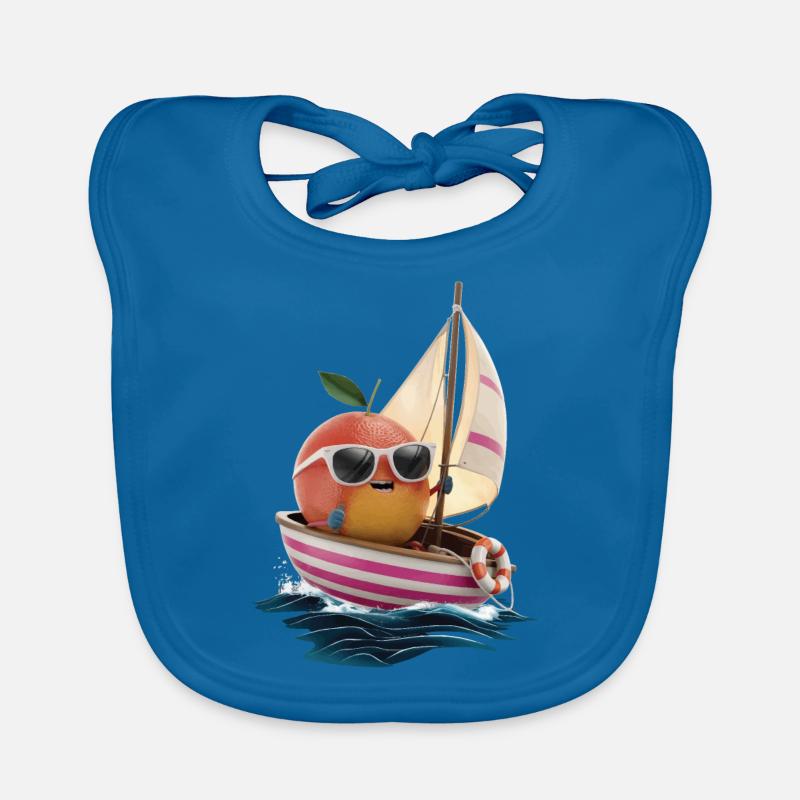 Obst Grapefruit Bootfahren Geschenk Baby Bio-Lätzchen