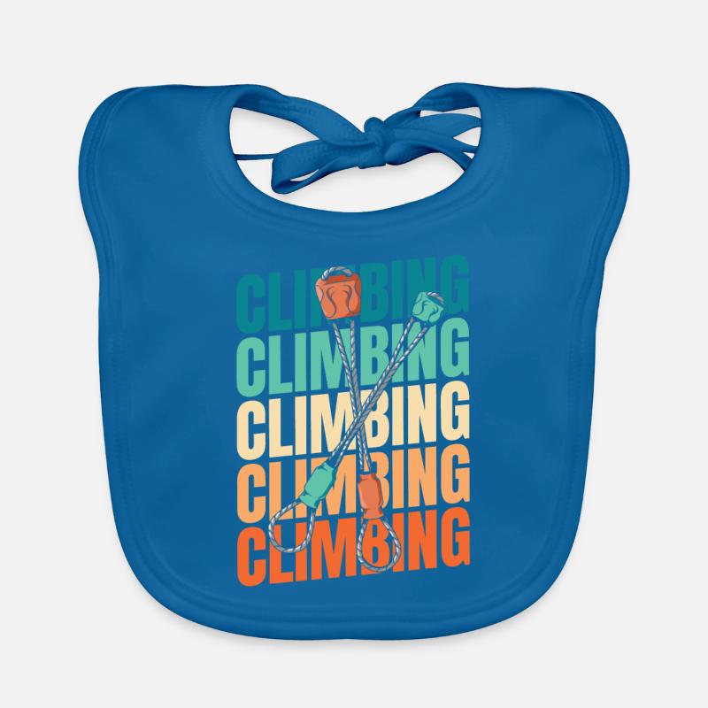 Climbing Climbers Organic Baby Bibs