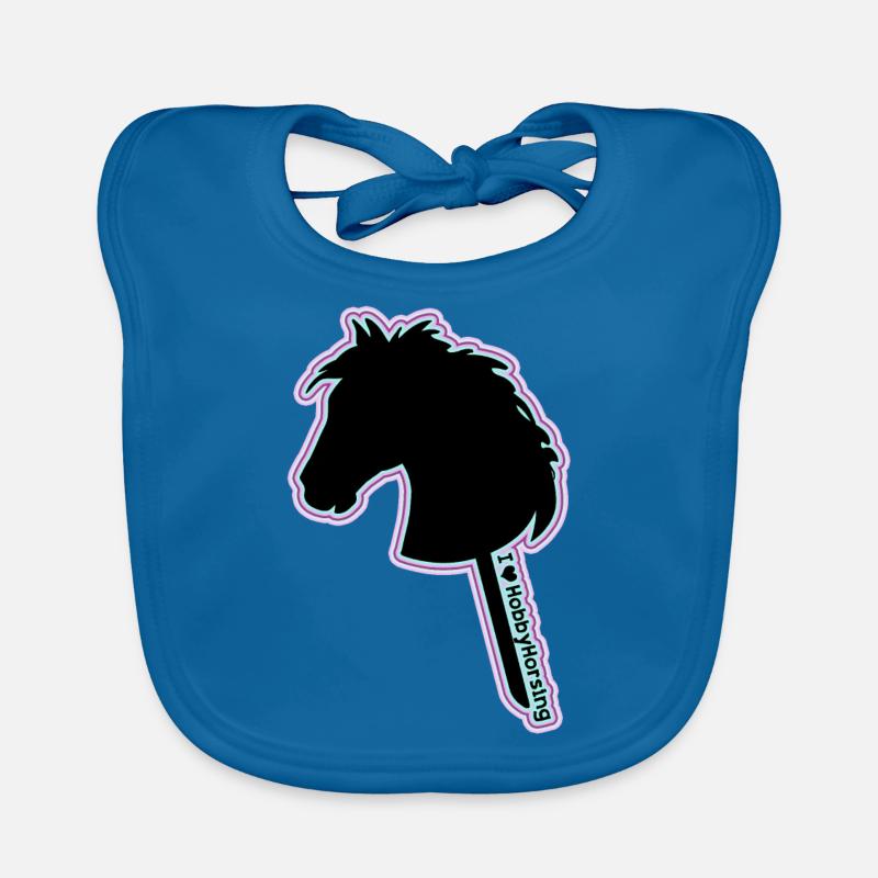 Cheval de loisir- cheval de loisir- cheval de loisir Bavoir bio Bébé
