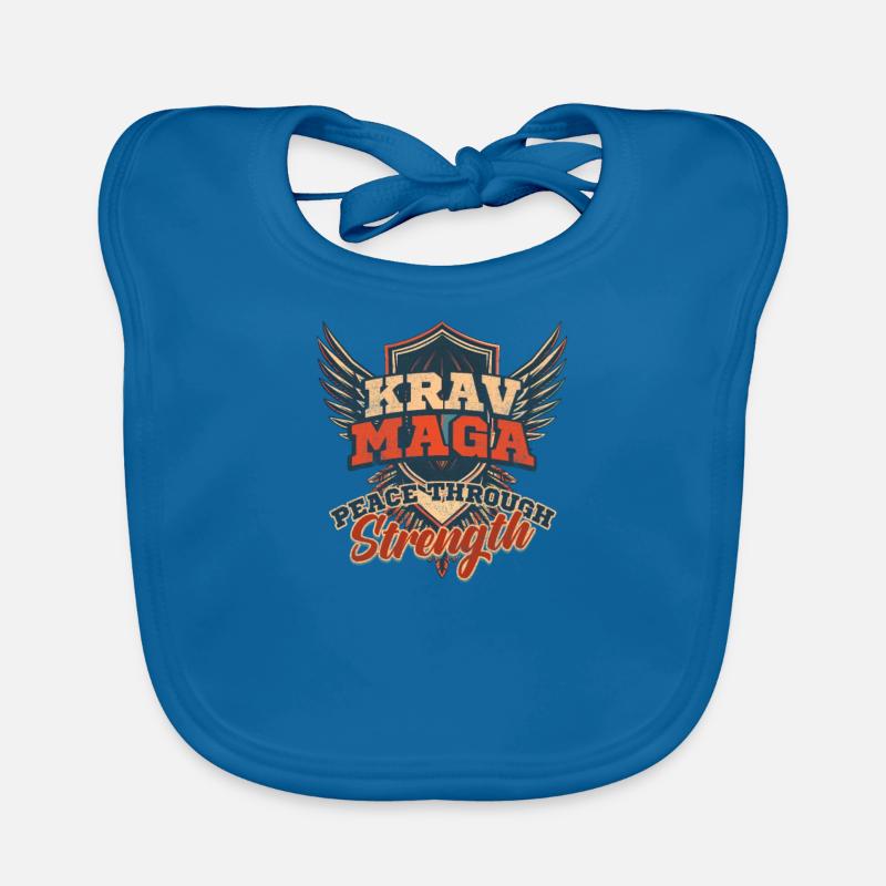 Krav Maga La paix par la force Bavoir bio Bébé