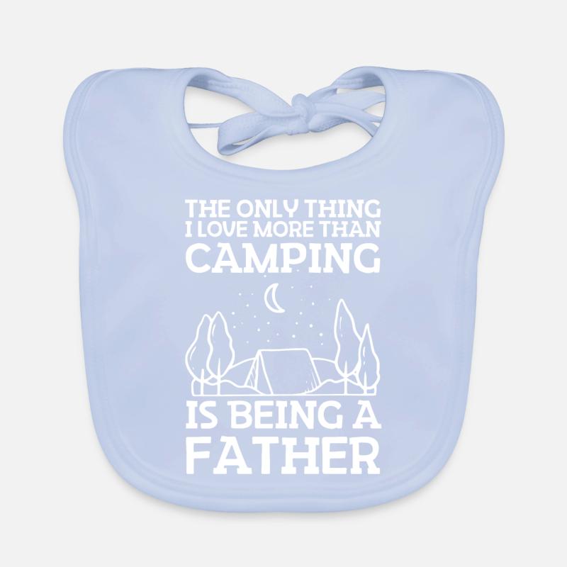 Camping Father Camping Motorhome Caravan Camp Organic Baby Bibs