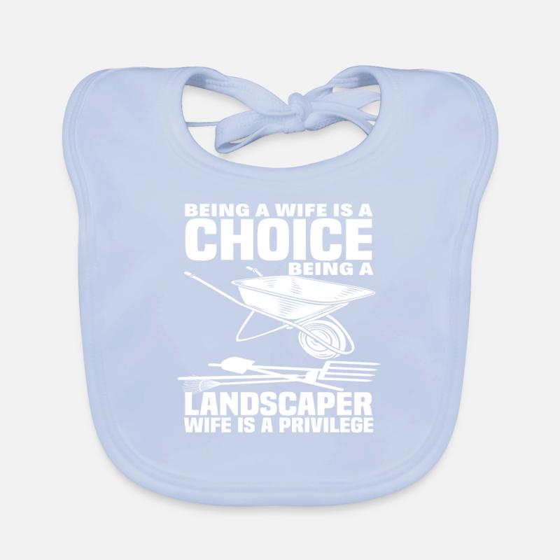 Landschaftsgärtner Ehefrau Baby Bio-Lätzchen