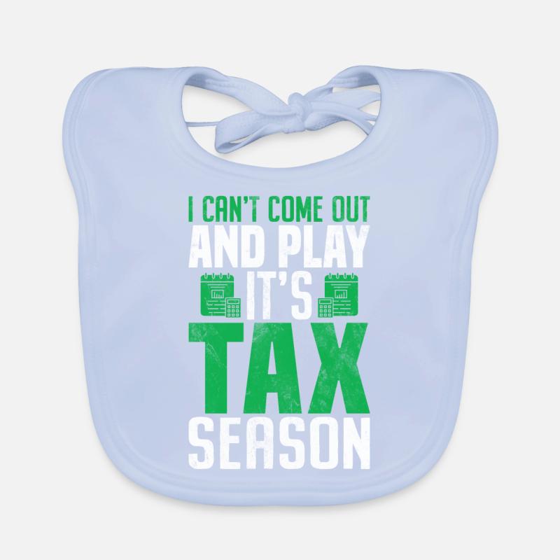 Drôle de comptabilité Saison fiscale CPA Comptable Bavoir bio Bébé