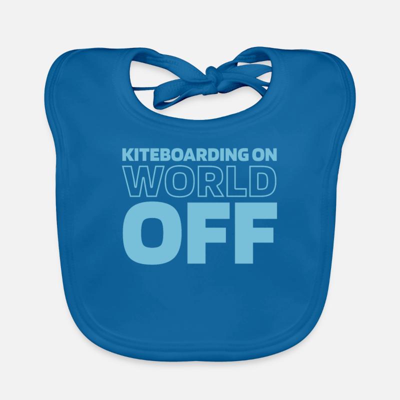 Kitesurfeur Kitesurf Cerf-volant Kitesurf Bavoir bio Bébé