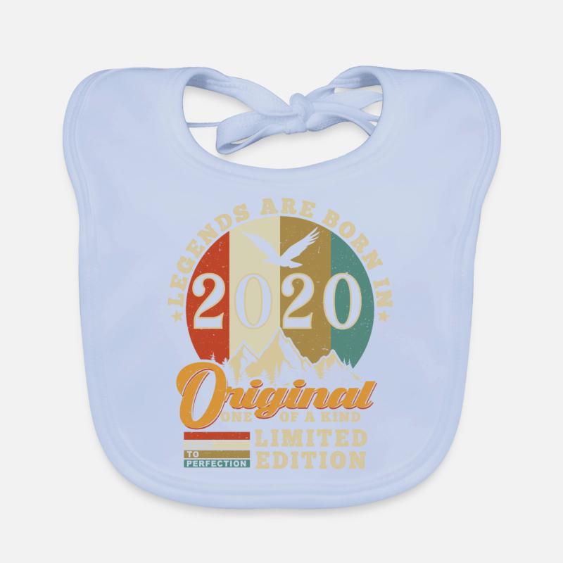 Original 2020 Authentic 2020 Birthday Gift Organic Baby Bibs
