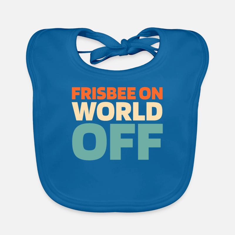 Frisbee Frisbee sur World Off Bavoir bio Bébé