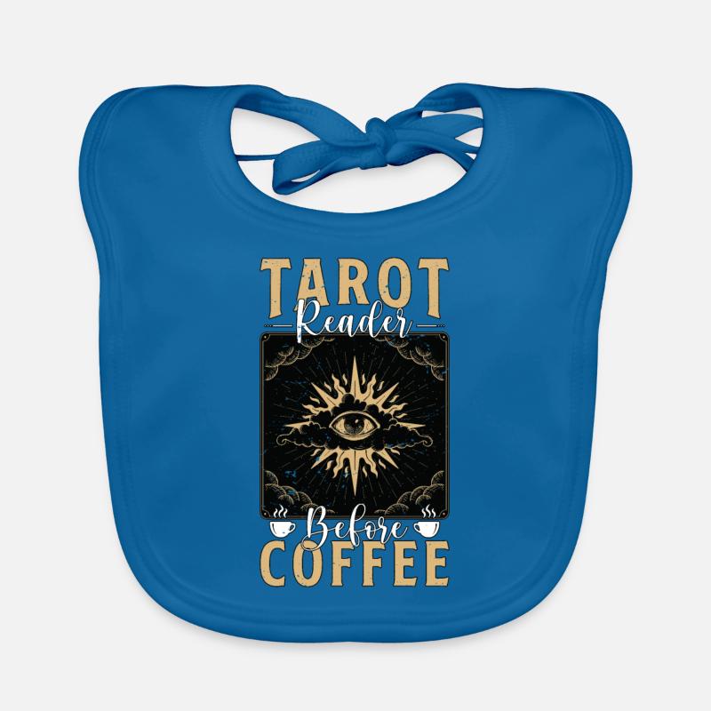 Tarot Reader Before Fortune Telling Coffee Lover Baby Bio-Lätzchen