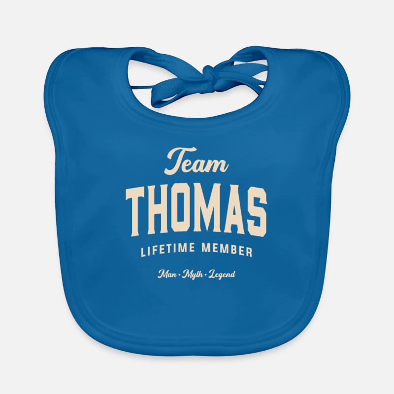 Team Thomas Lifetime Member Name Thomas Organic Baby Bibs