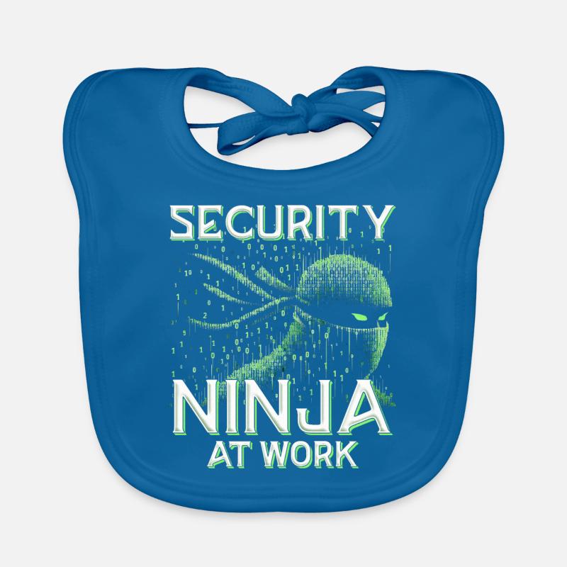 Tester penetracyjny Security Ninja w pracy - Ekologiczny śliniaczek - pawi błękit