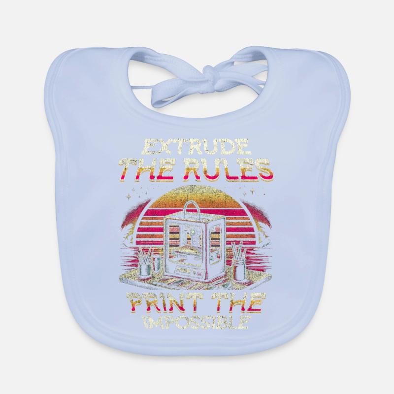3D Print Extrude The Rules Print The Impossible Organic Baby Bibs