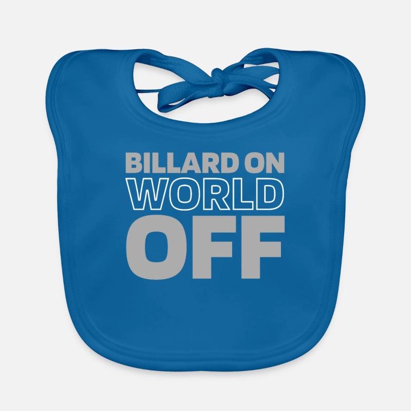 Billard Billard On World Off Bavoir bio Bébé