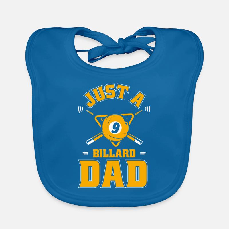 Billard Just A Billard Dad Baby Bio-Lätzchen