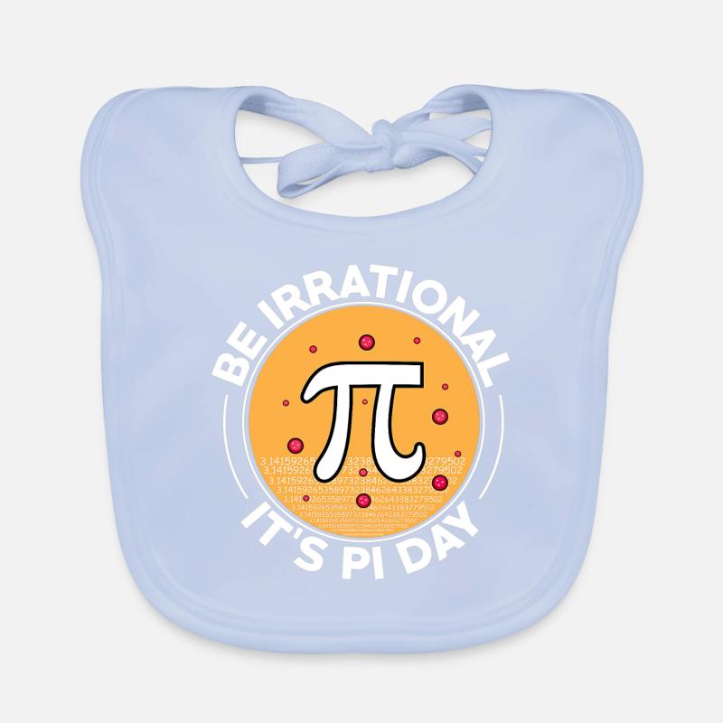 Happy Pi Day Soyez irrationnel C’est Pi Day Math Bavoir bio Bébé