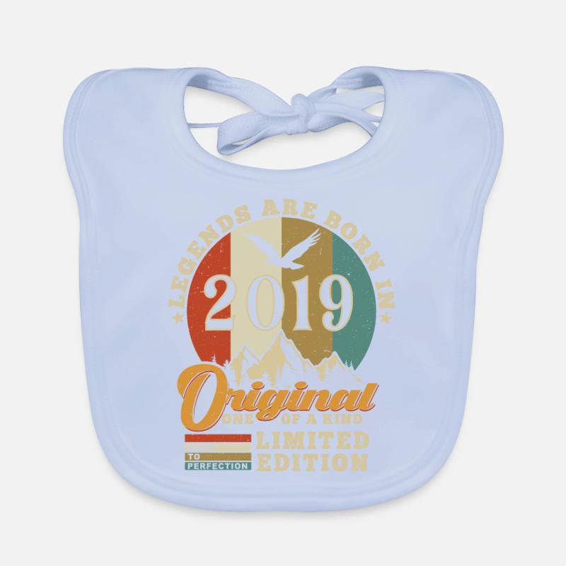 Original 2019 Geburtstagsgeschenk 2019 authentisch Baby Bio-Lätzchen