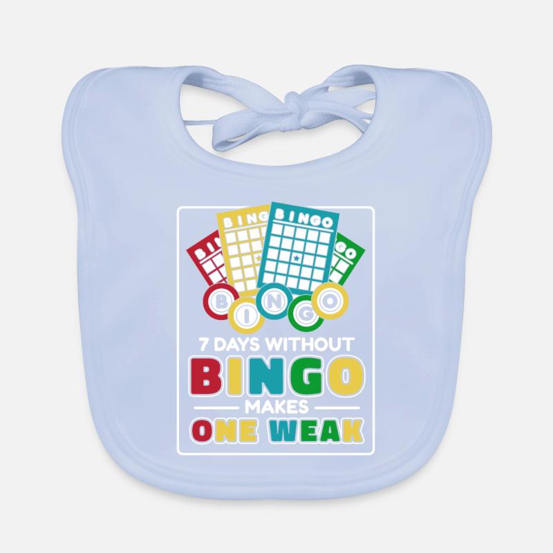 7 Tage ohne Bingo machen einen schwachen Anrufer Baby Bio-Lätzchen