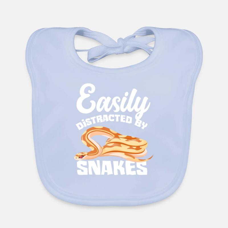 Serpent simplement distrait Bavoir bio Bébé