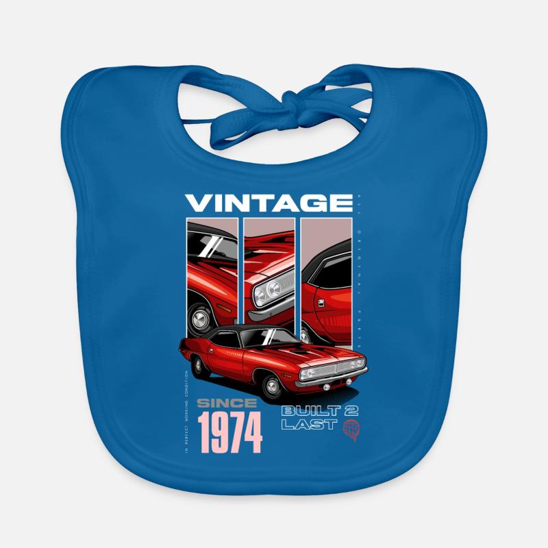 Ich bin nicht alt, ich bin ein Oldtimer, geboren 1974 Baby Bio-Lätzchen