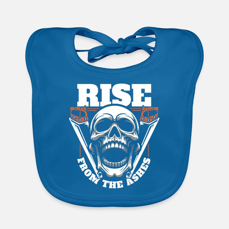 Carpenter Carpenter Carpenter Skull Organic Baby Bibs