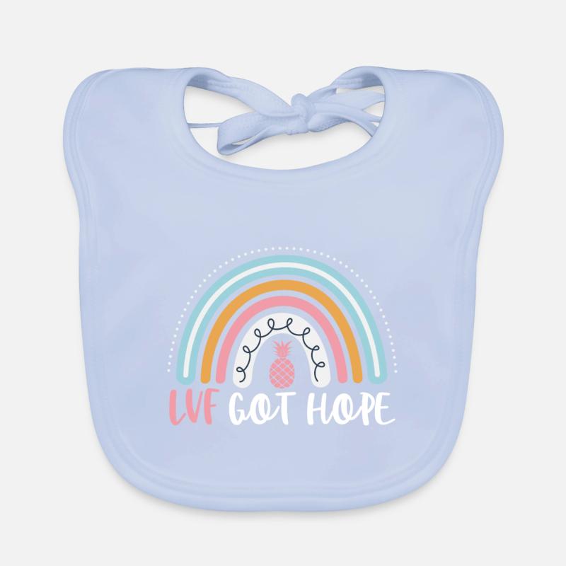 IVF Got Hope Lustig IVF Boho Regenbogen Unfruchtbarkeit Baby Bio-Lätzchen