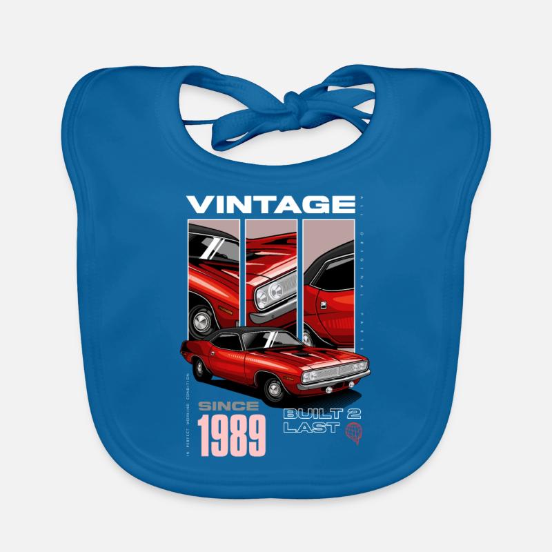 Ich bin nicht alt, ich bin ein Oldtimer, geboren 1989 Baby Bio-Lätzchen