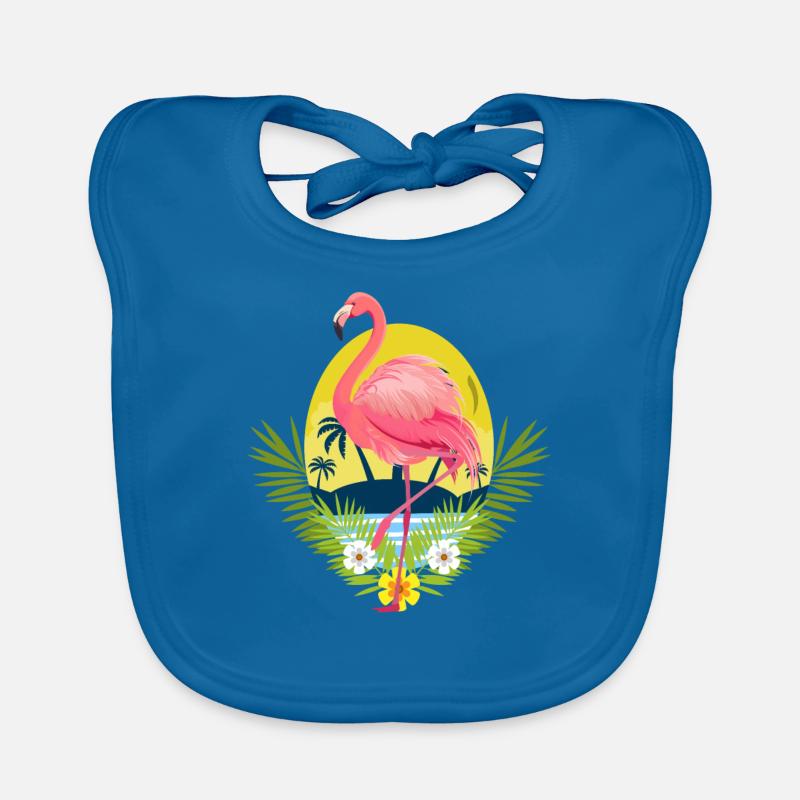 Flamingo Baby Bio-Lätzchen