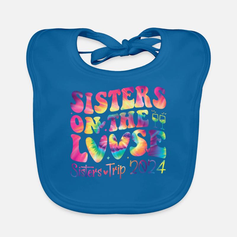 Sisters on the Run Sisters' Trip 2024 Organic Baby Bibs