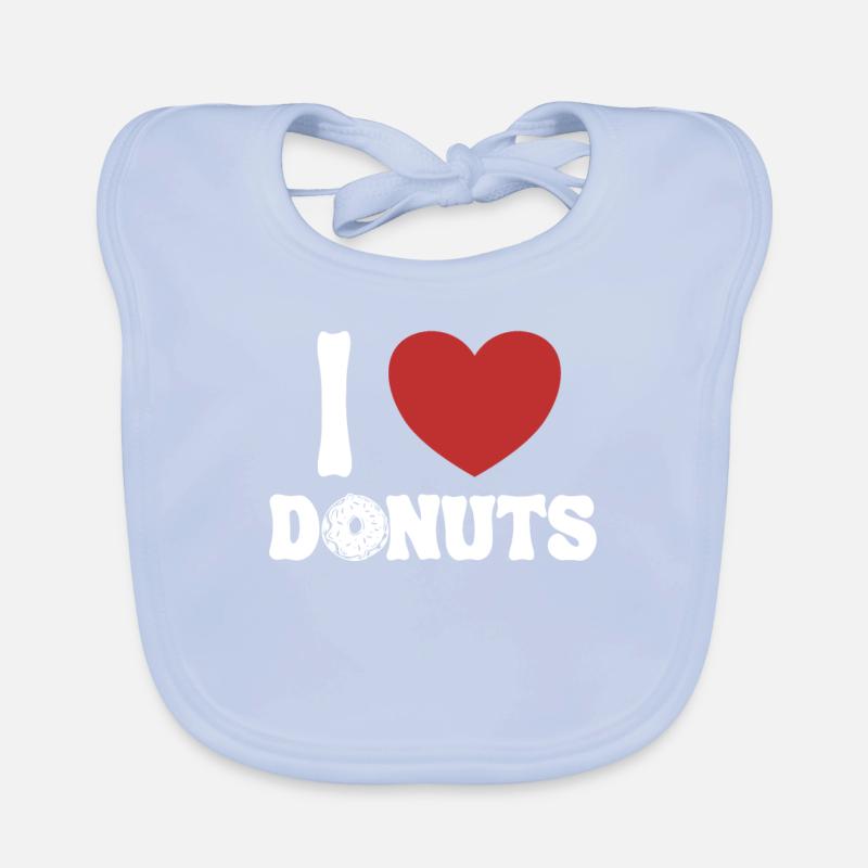 J’adore Donuts Doughnut Maker Glazed Lover Donut Bavoir bio Bébé