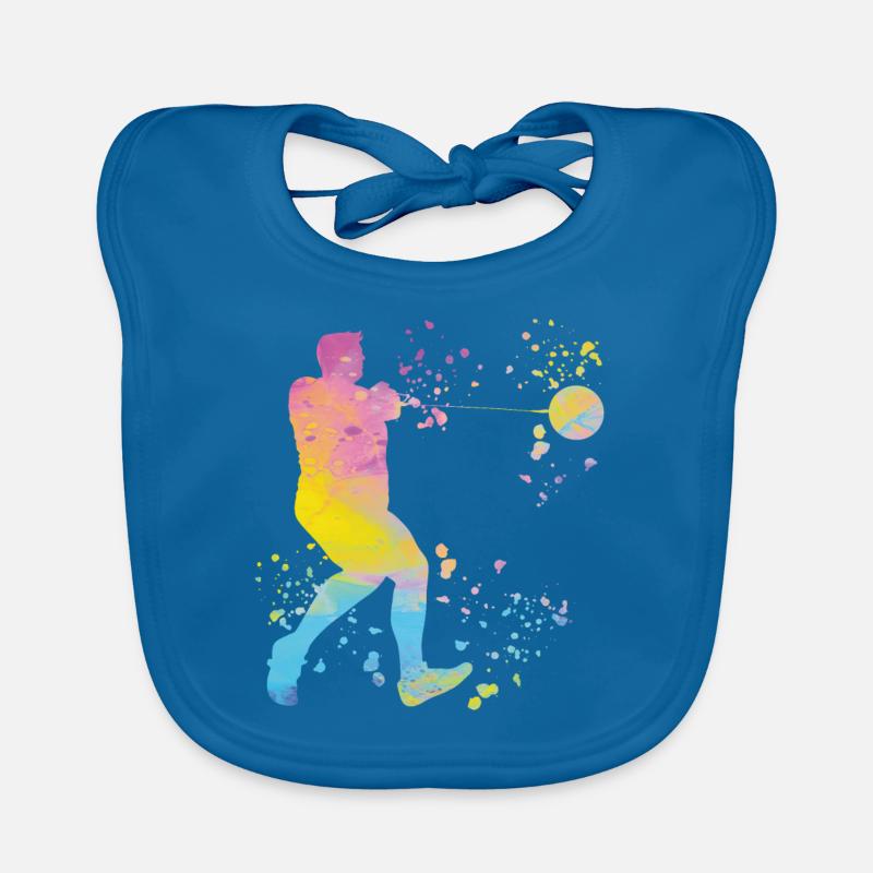 Lanceur de marteau Lancer de marteau Colorsplash Bavoir bio Bébé