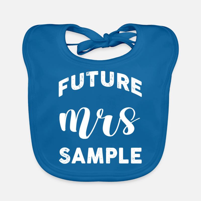 Future Mrs Sample Personalized Customized Baby Bio-Lätzchen