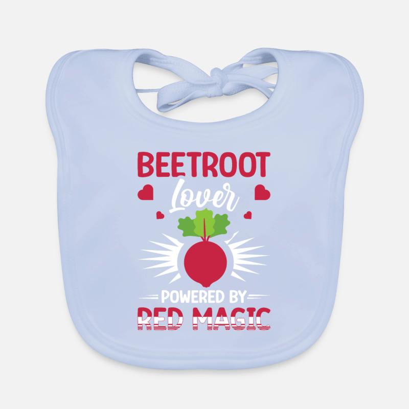 Beetroot Lover Powered By Red Magic Organic Baby Bibs
