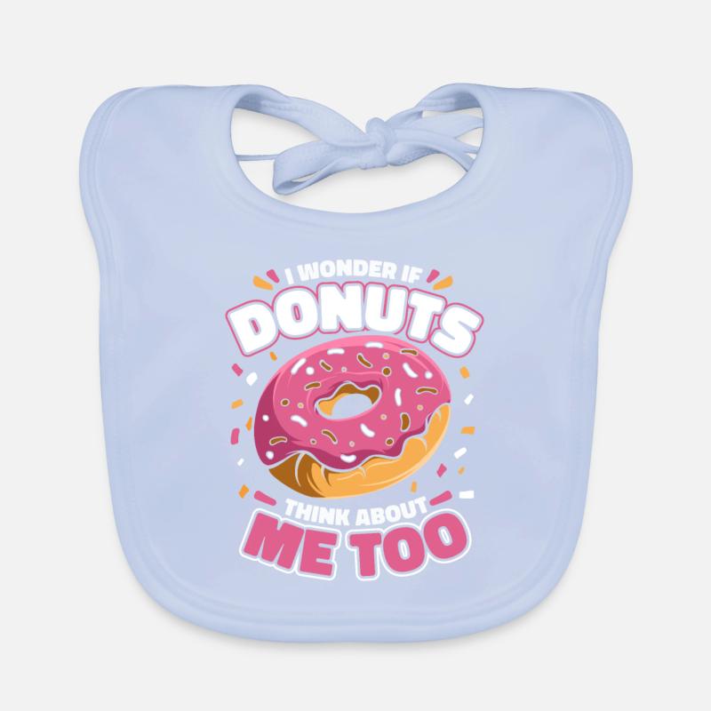 Je me demande si les beignets pensent à moi aussi Beignet Bavoir bio Bébé