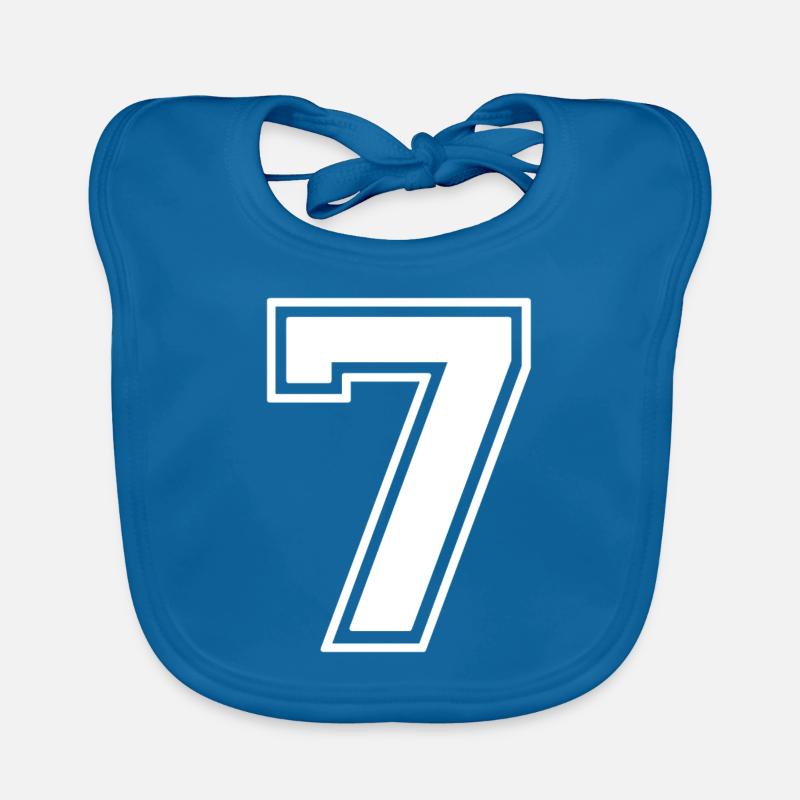 Numéro 7 Bavoir bio Bébé